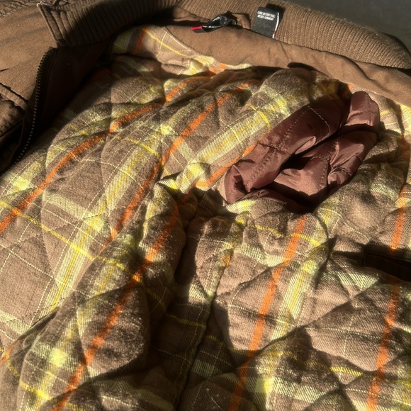 Boys Quicksilver thick lined coat. Dark brown - Picture 8 of 14